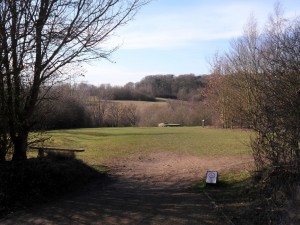 View of open space Highwoods Country Park